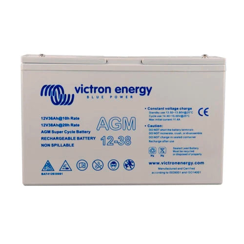 12V / 38Ah AGM Super Cycle Batterie (M5) BAT412038081