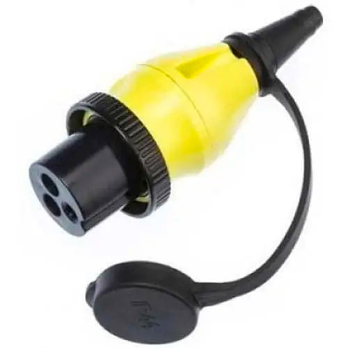 Fiche 32A/250VAC (2P/3W) pour entrée en acier inoxydable 32A SHP303204000