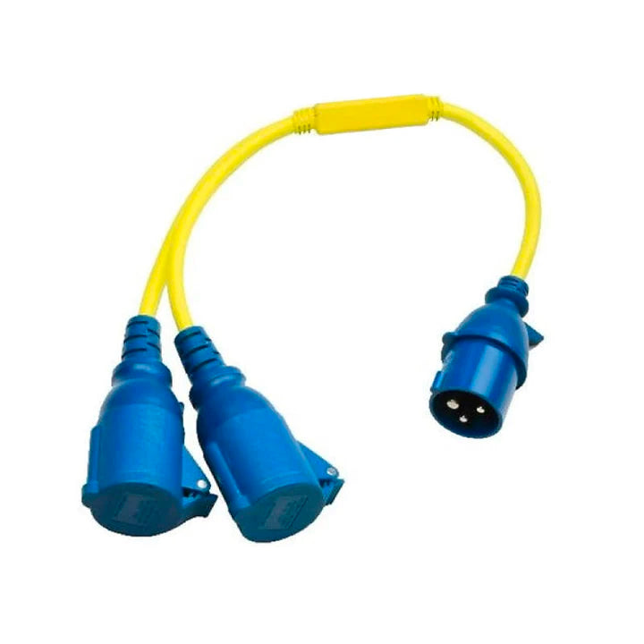 Cordon séparateur 16A/250V-CEE plug/2xCEE Coupling SHP307700240