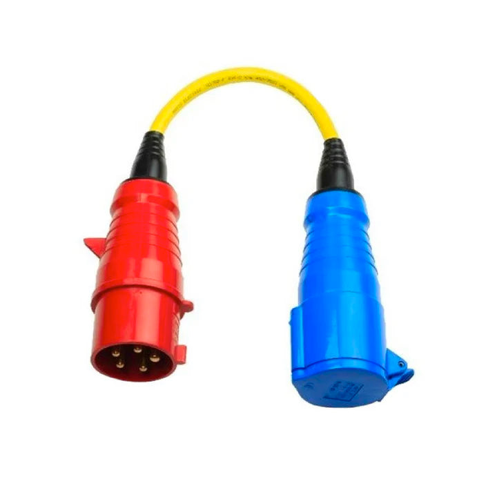 Cordon adaptateur 32A / 3 à prise ph.-CEE simple 5P / CEE Couplage 3P SHP307700300