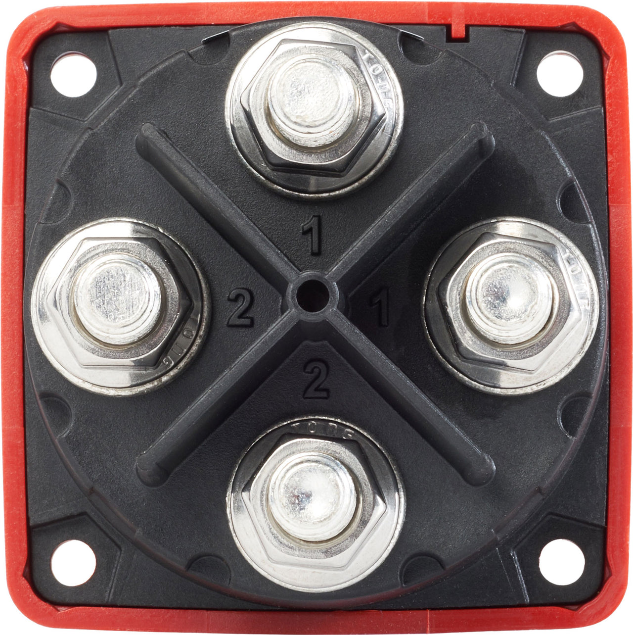 Blue Sea Systems - m Series Dual Circuit Mini Battery Disconnect - Red - BSS6010