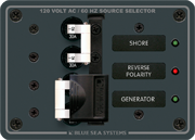 Blue Sea Systems - Traditional Metal Panel - 120VAC 30A Toggle Source Selector - BSS8032
