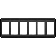 Blue Sea Systems Contura 6-Position Switch Mounting Panel - BSS8260