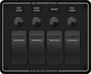 Blue Sea Systems 4 Position Water Resistant Circuit Breaker Panel - BSS8372