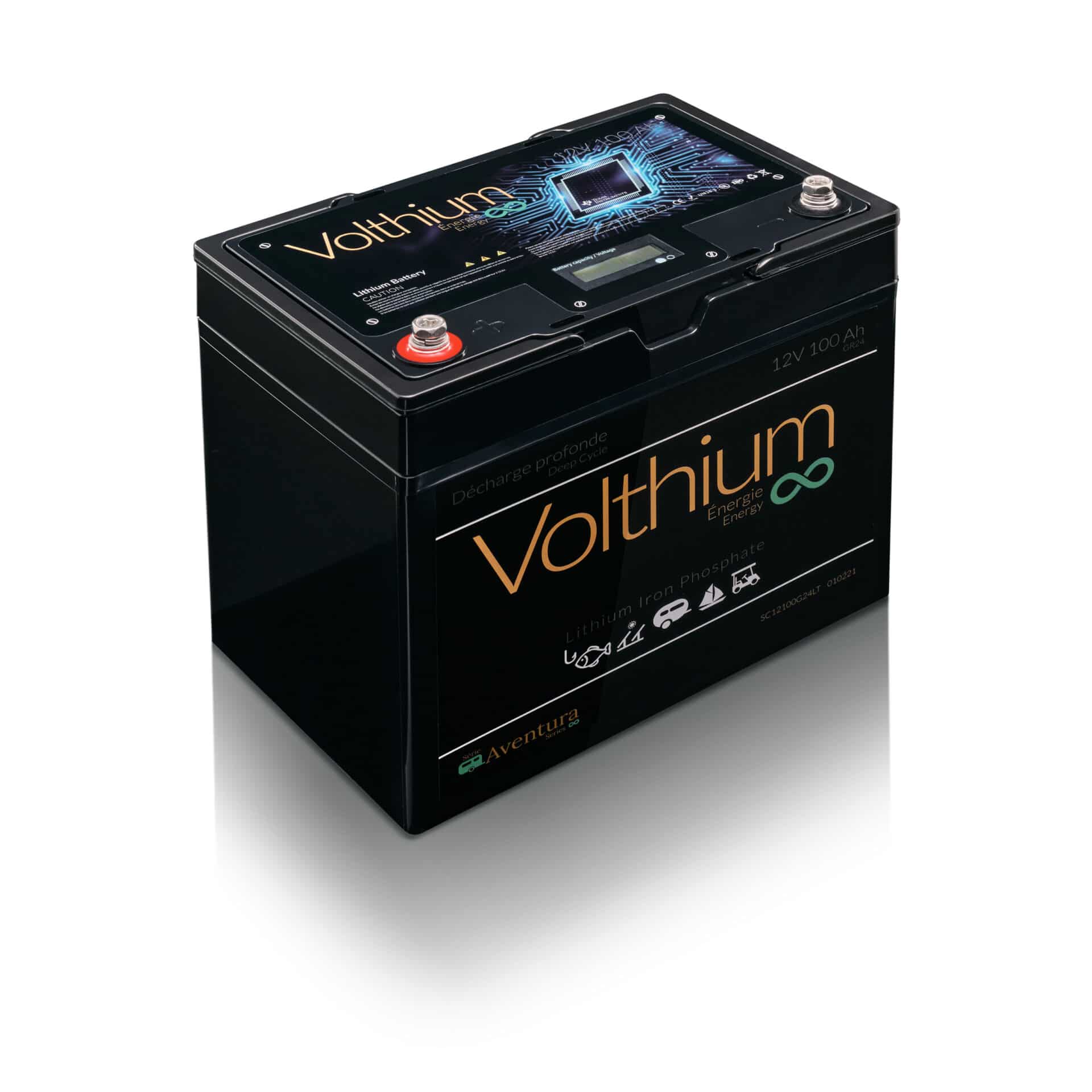 Batterie 12V 100AH - Protection contre la charge au froid - Volthium