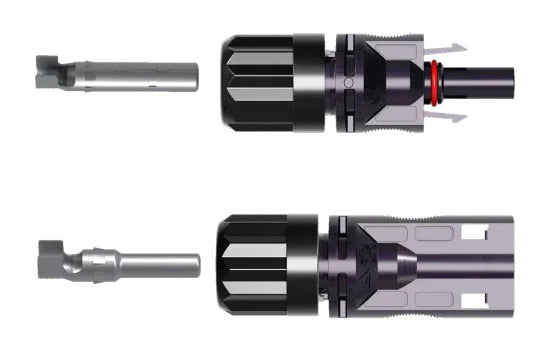 Pair of MC4 connectors
