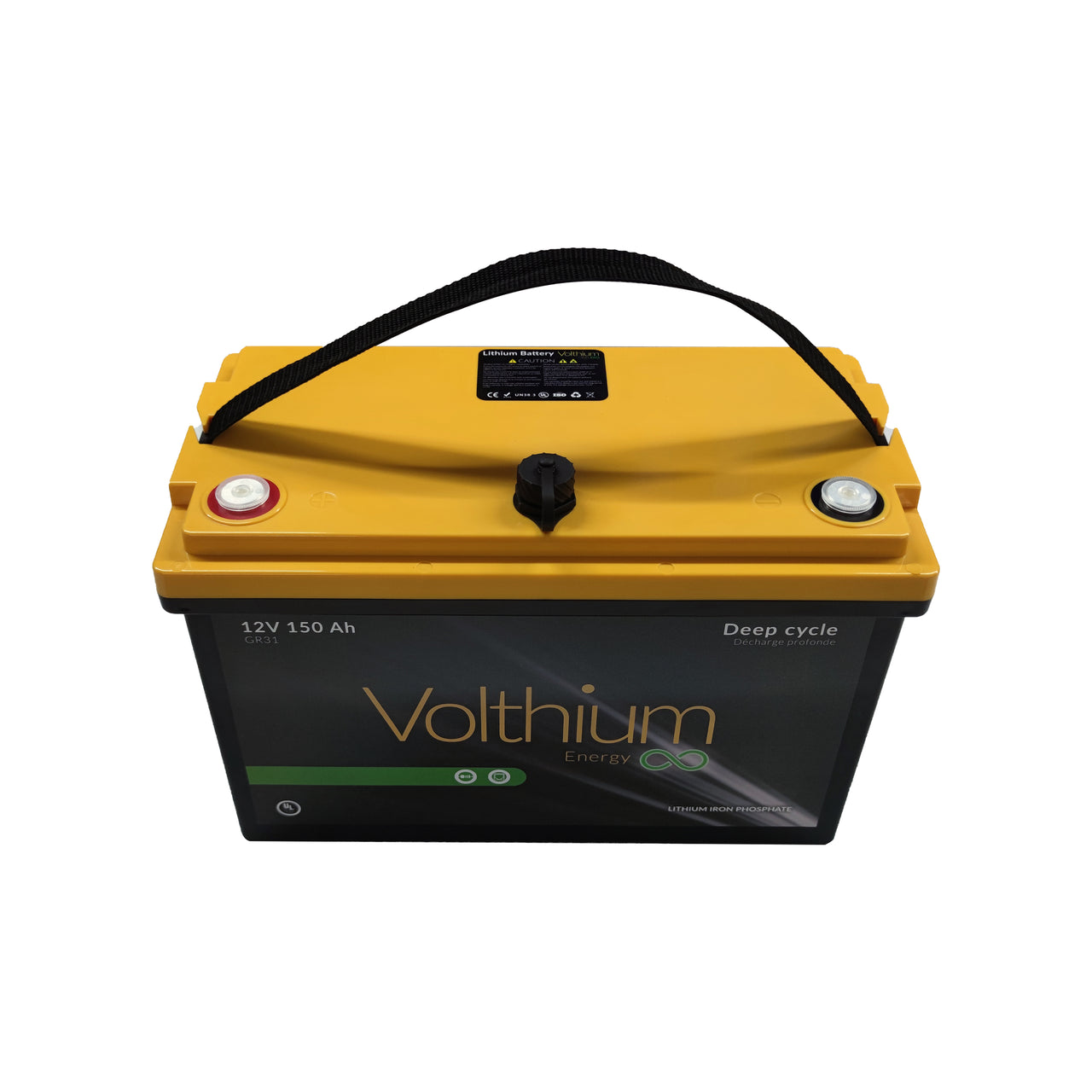 VOLTHIUM - Battery 12.8V 150Ah with Soft Start- 12.8-150-G31Y-CSS