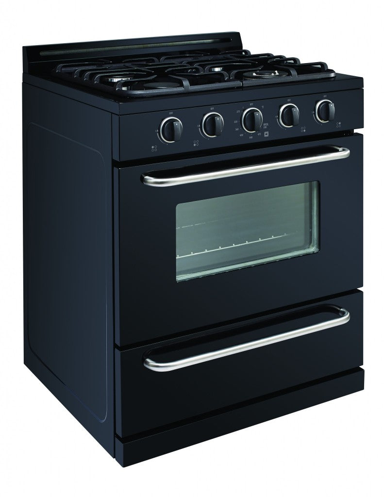 Cuisinière au propane Unique Classic 30 po (UGP-30G OF1), noir
