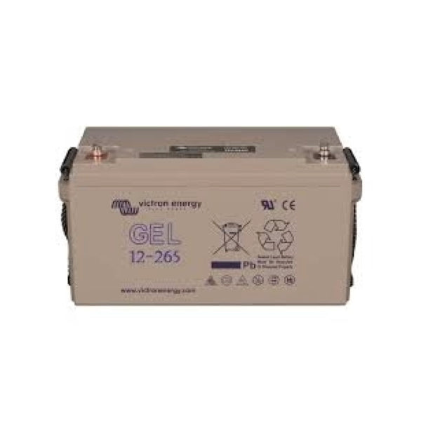 12V / 265Ah GEL deep cycle battery. (M8) BAT412126101