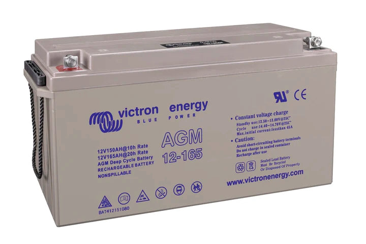 12V / 165Ah AGM Deep Cycle Battery (M8) BAT412151085