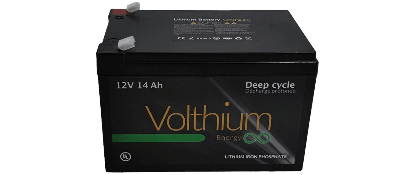 VOLTHIUM - Batterie au Lithium 12V 14Ah - 12.8-014