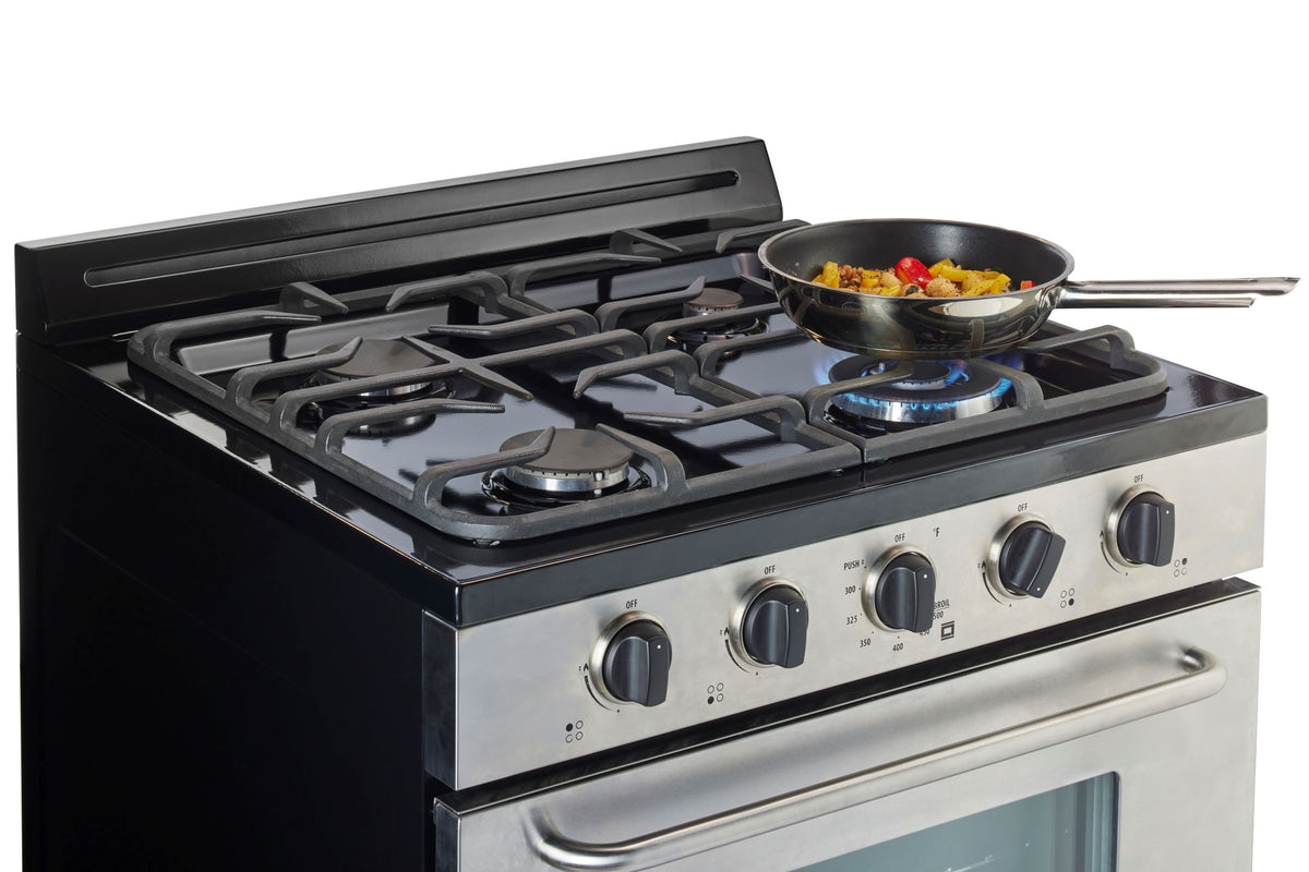 Cuisinière au propane Unique Classic 30 po, acier inoxydable (UGP-30G OF2 S/S)