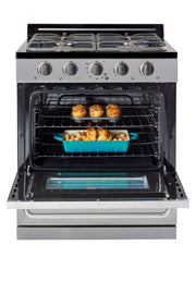 Cuisinière au propane Unique Classic 30 po, acier inoxydable (UGP-30G OF2 S/S)