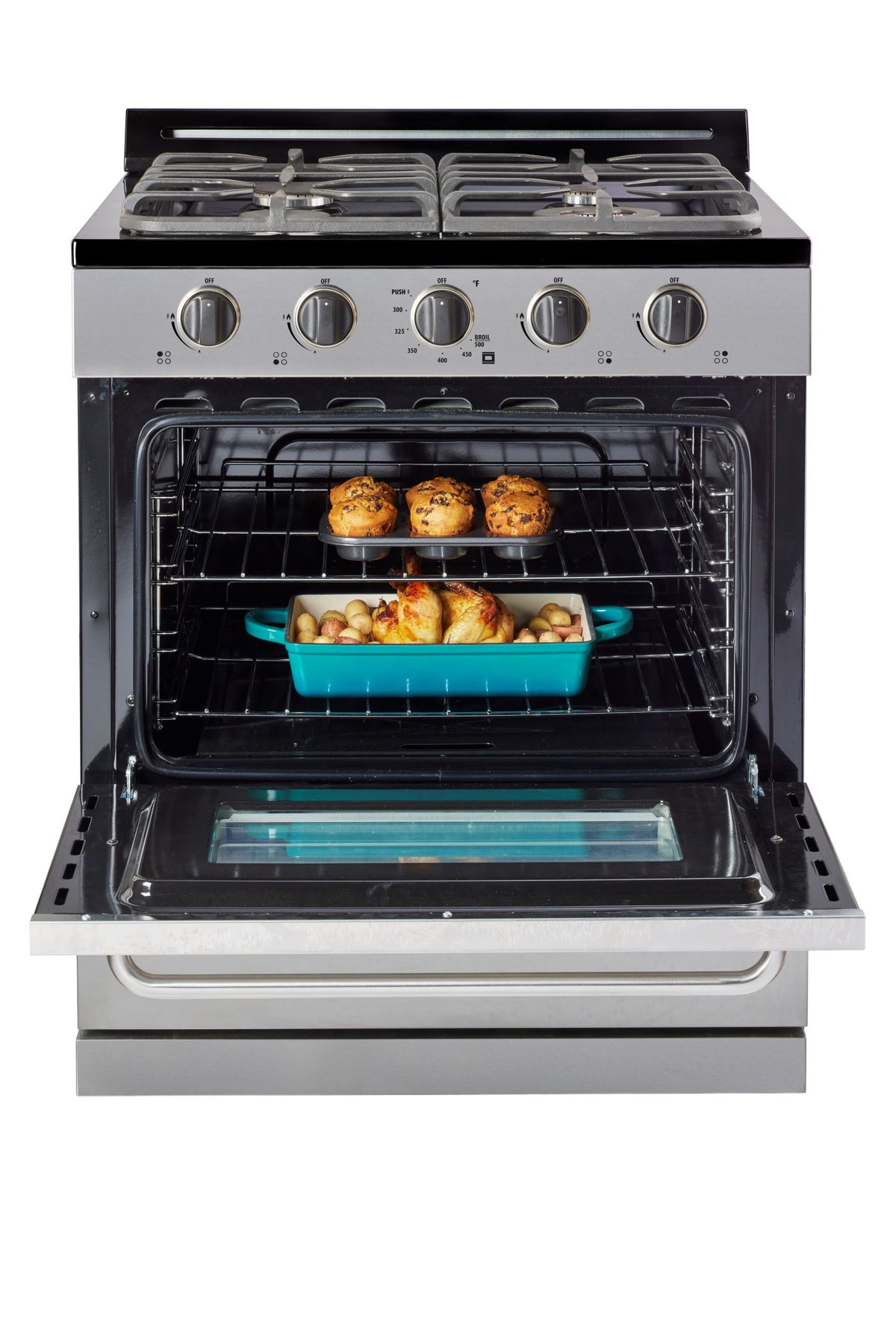 Cuisinière au propane Unique Classic 30 po, acier inoxydable (UGP-30G OF2 S/S)