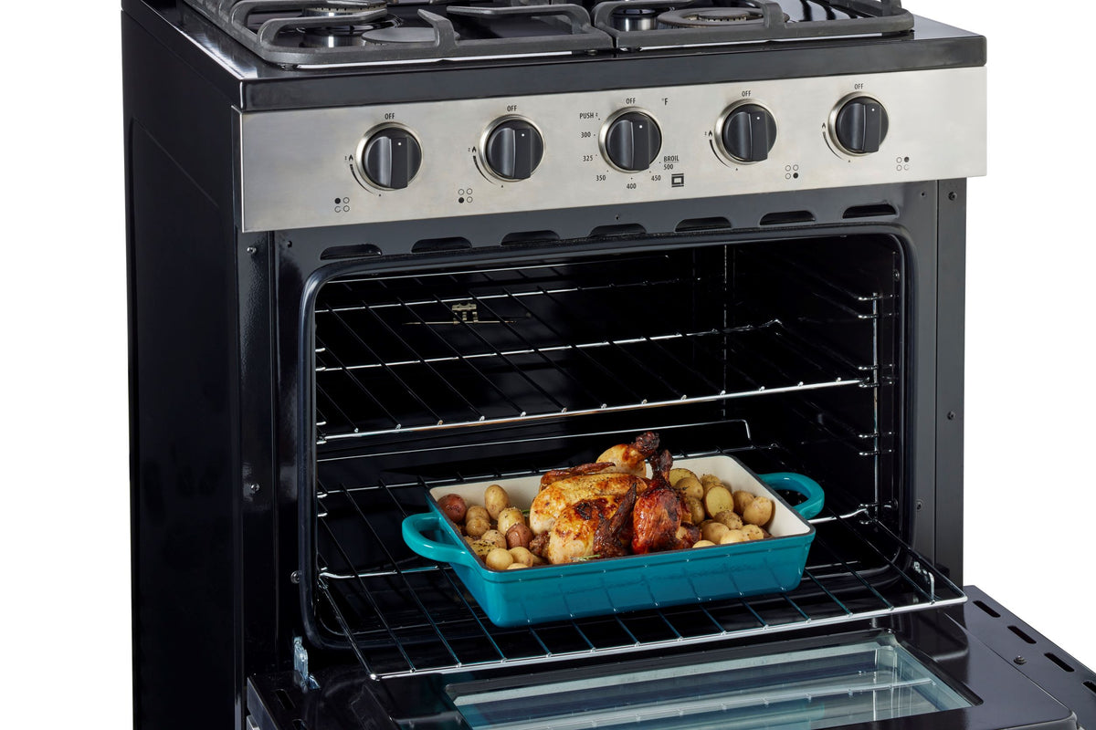 Cuisinière au propane Unique Classic 30 po, acier inoxydable (UGP-30G OF2 S/S)