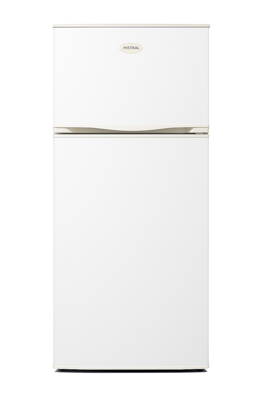 Réfrigérateur Mistral 15, blanc, vue de face