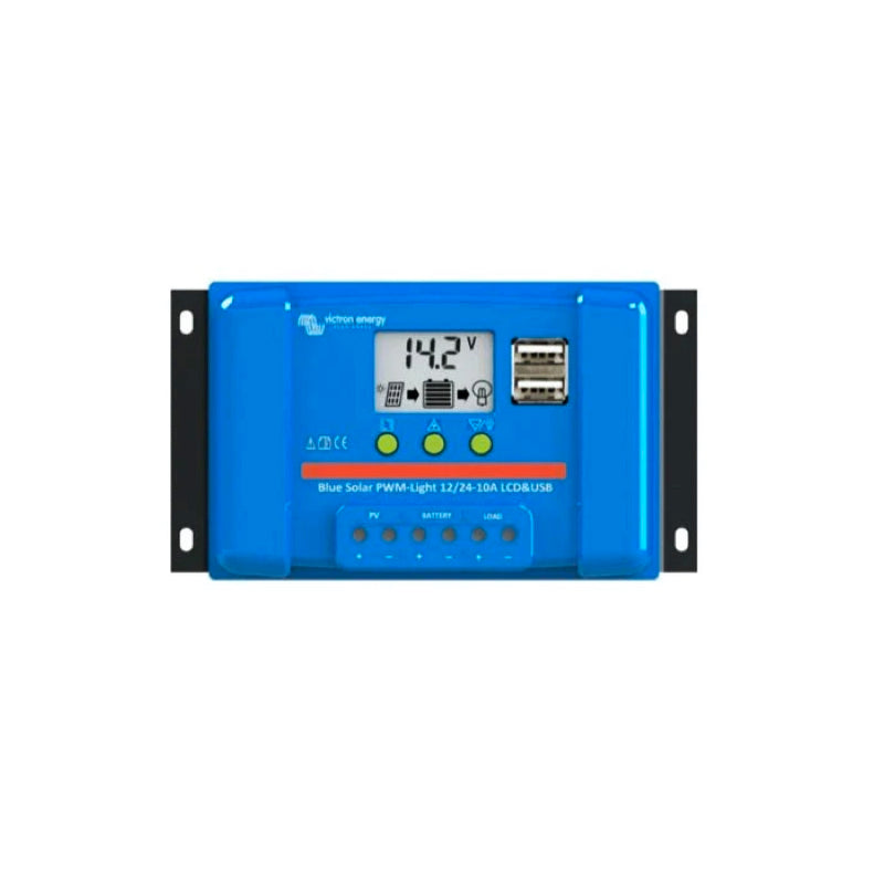 BlueSolar PWM-LCD&amp;USB 12/24V-10A SCC010010050
