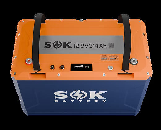SOK - Batterie au lithium 12V 314AH, Bluetooth et auto-chauffante avec communication Victron