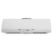 Hotte Unique Classic Retro 24 po blanche UGP-24CR RH W, vue de face