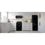 Hotte Unique Classic Retro 24 po noire installee en cuisine