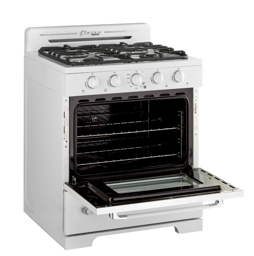 Cuisinière au propane Unique Classic Retro 30 po (UGP-30CR OF2)