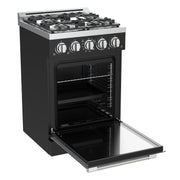 Cuisinière au propane Unique moderne hors réseau 24 po (UGP-R24OCLP), noir