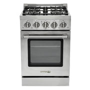 Cuisinière au propane Unique moderne hors réseau 24 po (UGP-R24OCLP), acier inoxydable