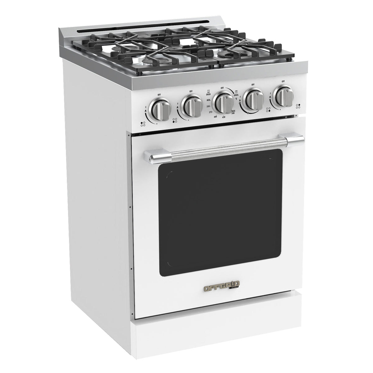 Cuisinière au propane Unique moderne hors réseau 24 po (UGP-R24OCLP), blanc
