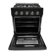 Cuisinière au propane Unique moderne hors réseau 30 po (UGP-R30OCLP), noir