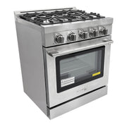 Cuisinière au propane Unique moderne hors réseau 30 po (UGP-R30OCLP), acier inoxydable