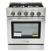 Cuisinière au propane Unique moderne hors réseau 30 po (UGP-R30OCLP), acier inoxydable