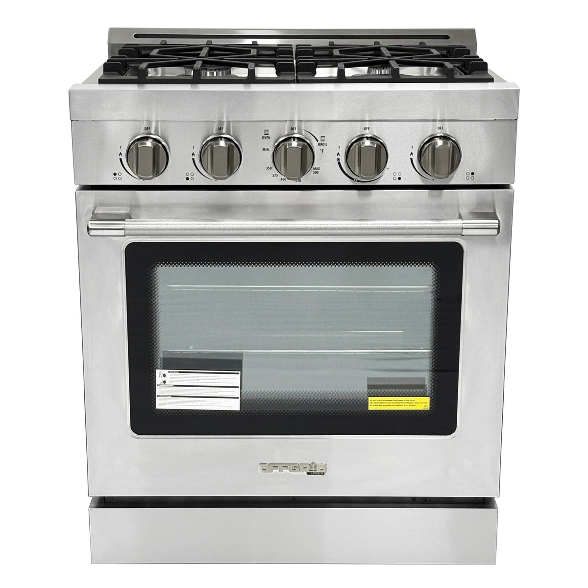 Cuisinière au propane Unique moderne hors réseau 30 po (UGP-R30OCLP), acier inoxydable