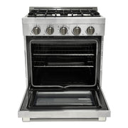 Cuisinière au propane Unique moderne hors réseau 30 po (UGP-R30OCLP), acier inoxydable