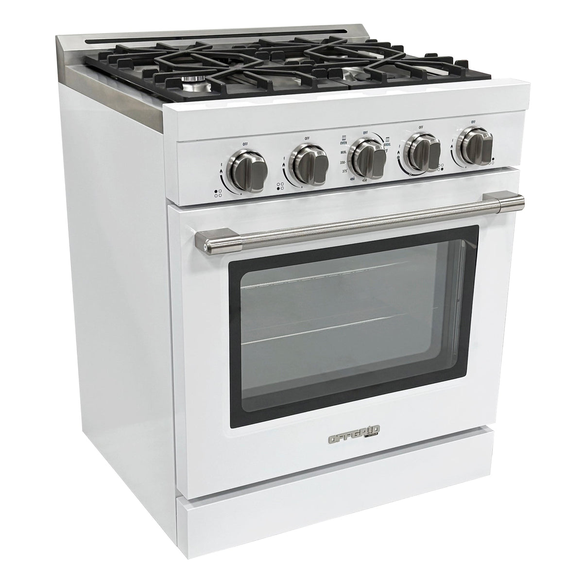 Cuisinière au propane Unique moderne hors réseau 30 po (UGP-R30OCLP), blanc