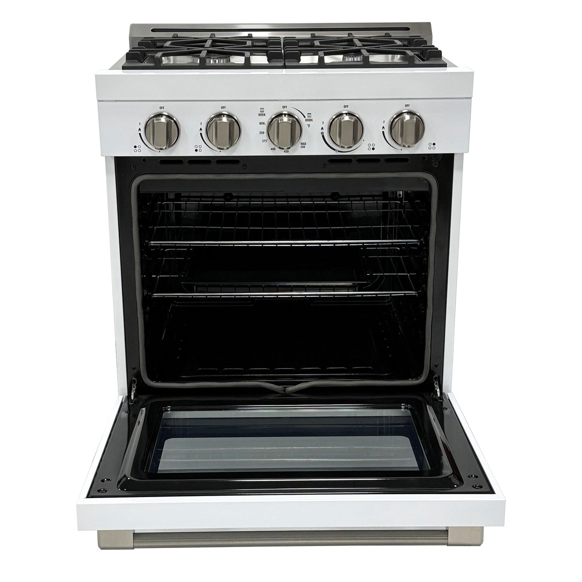 Cuisinière au propane Unique moderne hors réseau 30 po (UGP-R30OCLP), blanc