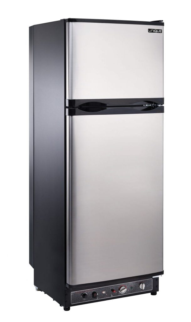 Réfrigérateur au propane Unique 9,7 pi³ (275 L) (UGP-10C CM), acier inoxydable
