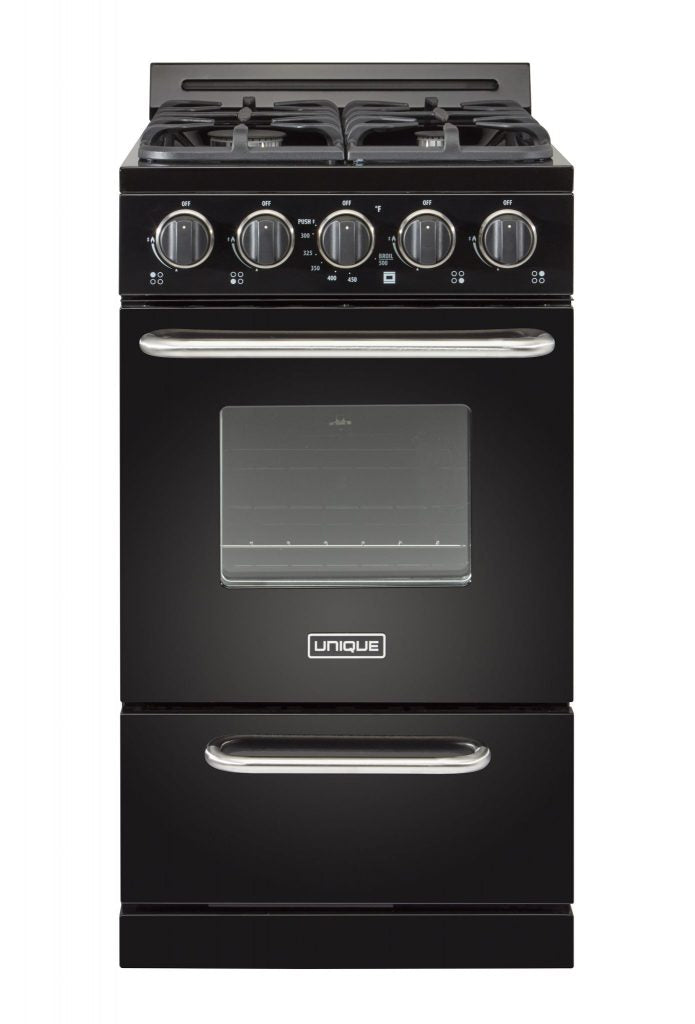 Cuisinière au propane Unique Classic 20 po (UGP-20G OF1), noir
