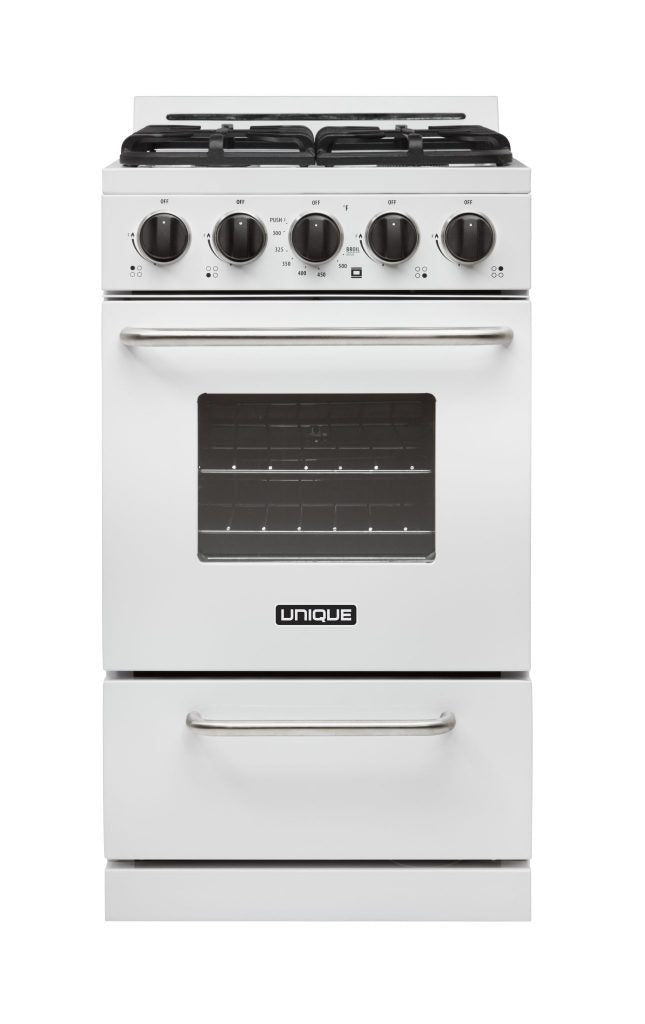 Cuisinière au propane Unique Classic 20 po (UGP-20G OF1), blanc