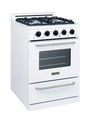 Cuisinière au propane Unique Classic 24 po, blanche (UGP-24G OF1 W)
