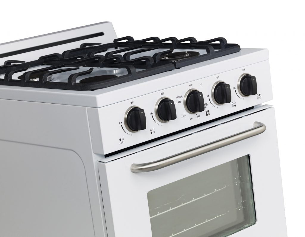 Cuisinière au propane Unique Classic 24 po, blanche (UGP-24G OF1 W)