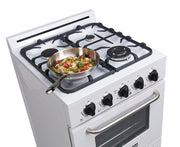 Cuisinière au propane Unique Classic 24 po, blanche (UGP-24G OF1 W)