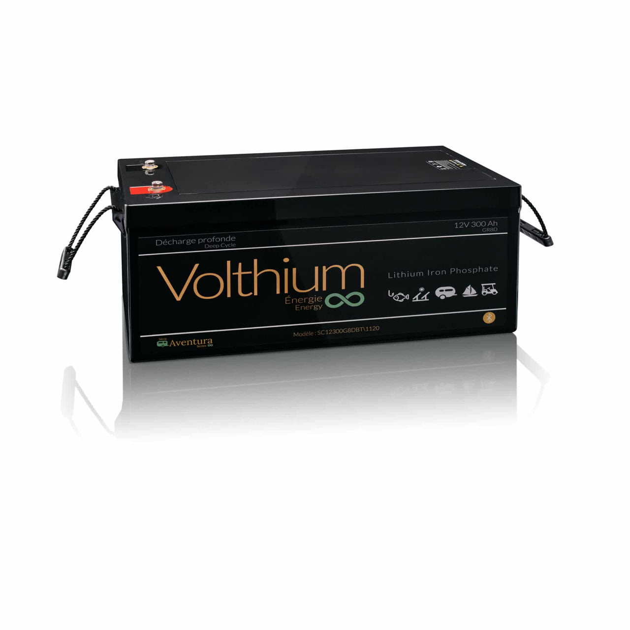 VOLTHIUM - Batterie 12.8V 300Ah Groupe 8D