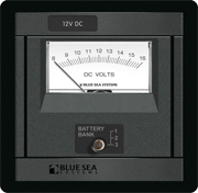 Blue Sea Systems Analog DC Voltmeter Panel - BSS1473