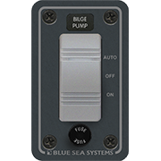 Blue Sea Systems - Panneau Contura 12V DC résistant à l'eau - Commande de pompe de cale - BSS8263