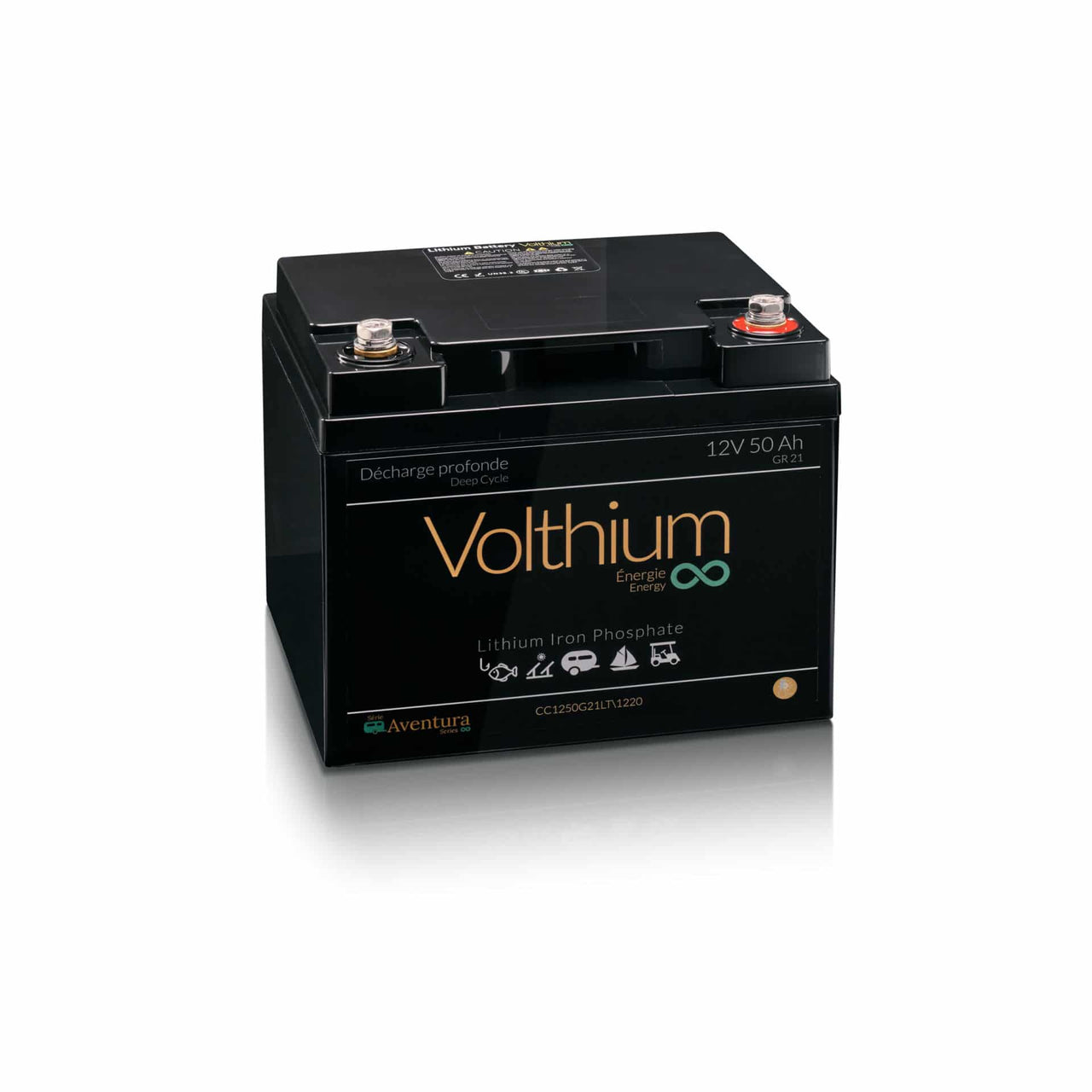 Volthium - Aventura Battery 12V 50A - 12.8-050-G21Y