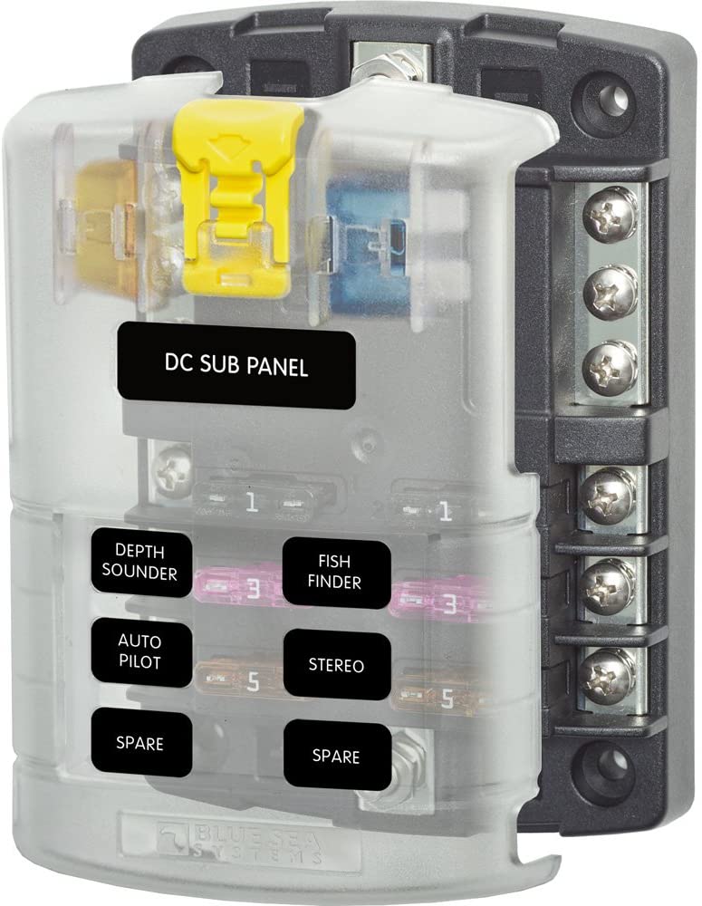 Blue Sea Systems - 6 Position Fuse Box - BSS5025