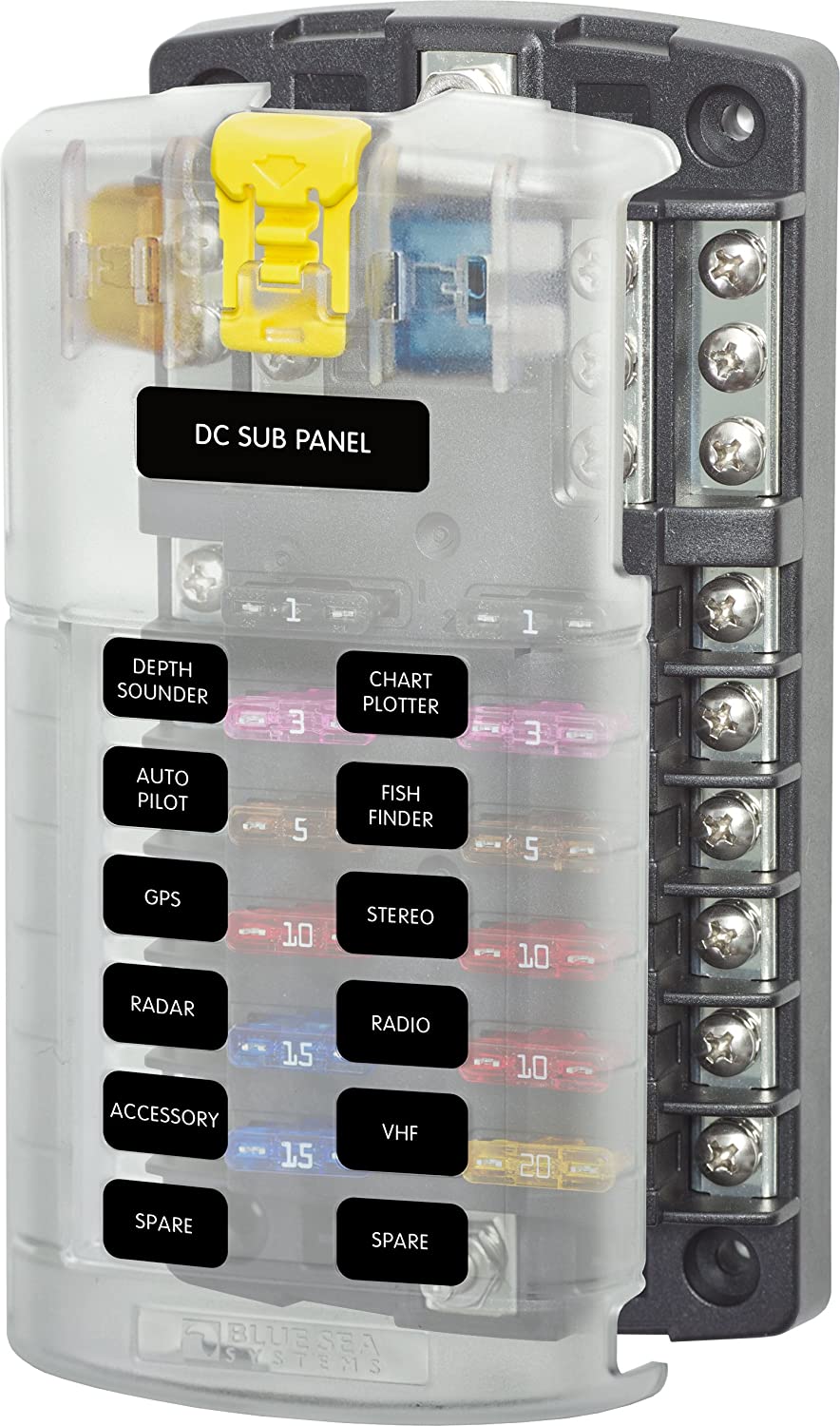 Blue Sea Systems - 12 Position Fuse Box - BSS5026